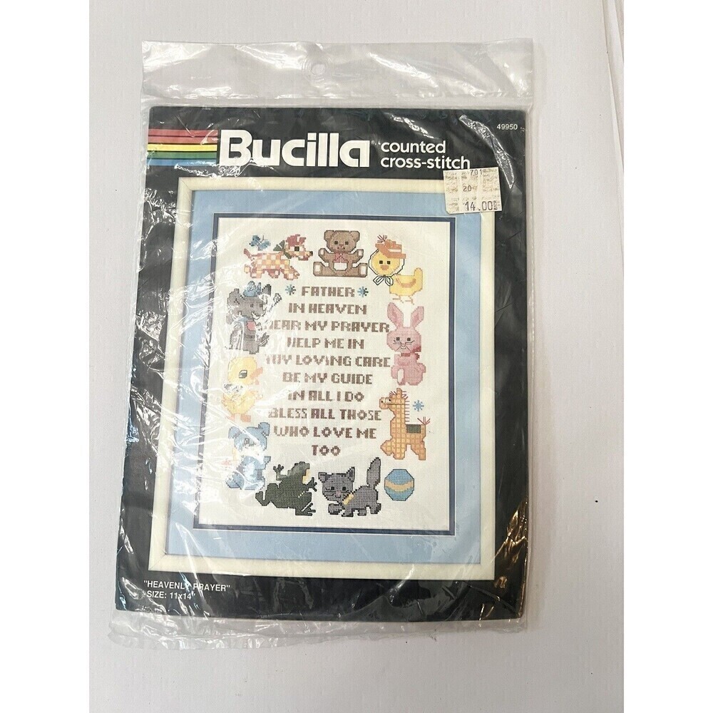 Bucilla Counted Cross Stitch "The Heavenly Prayer” 49950 New In Package